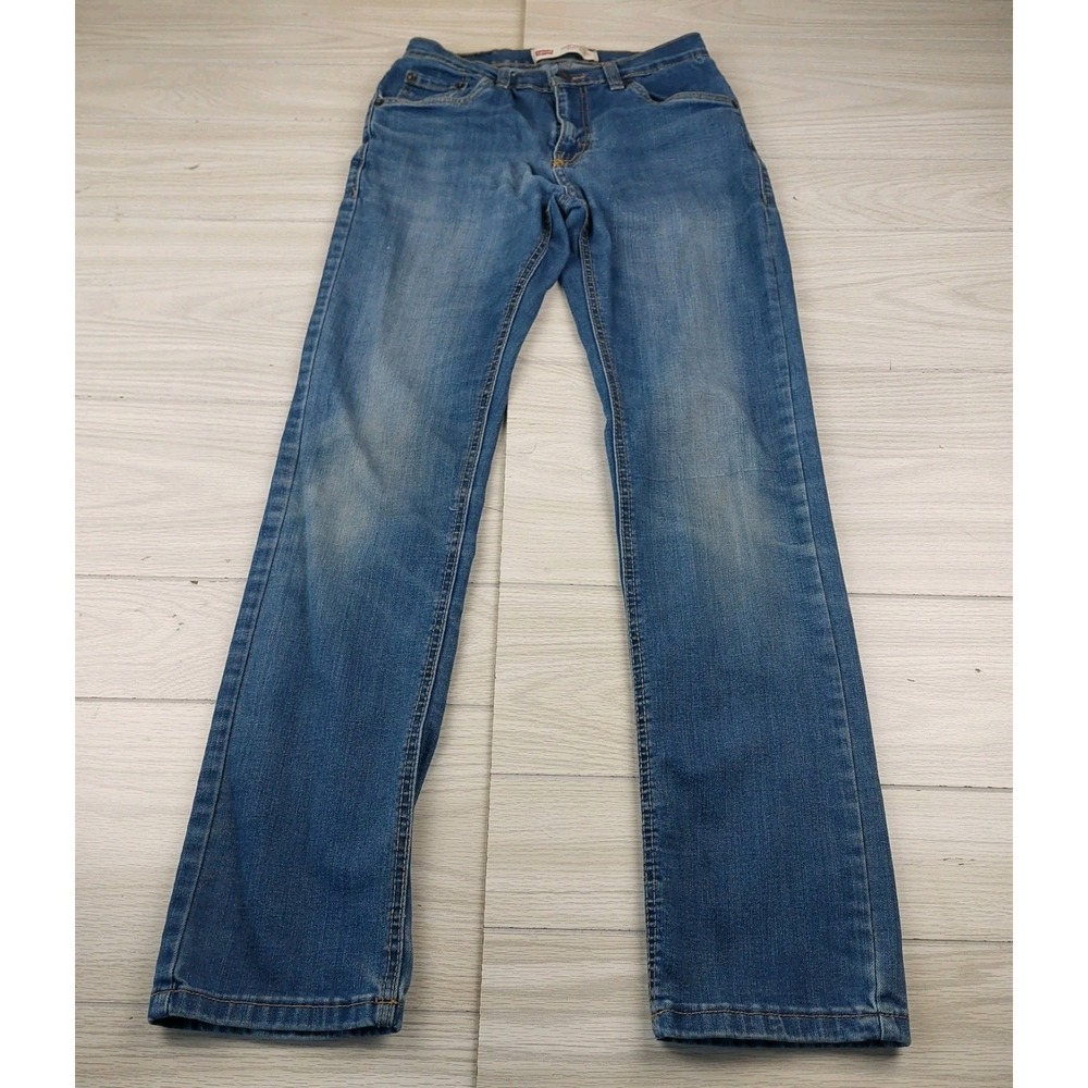 Levi's 511 Slim Performance Jeans Women 28 Blue Medium Wash Stretch Mid‎ Rise